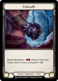 Fisticuffs - Blitz Deck: Outsiders - Uzuri  #UZU005 - Common Flesh and Blood Trading Card