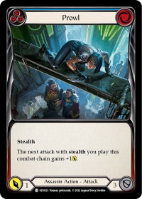 Prowl (Blue) - Blitz Deck: Outsiders - Uzuri  #UZU023 - Common Flesh and Blood Trading Card