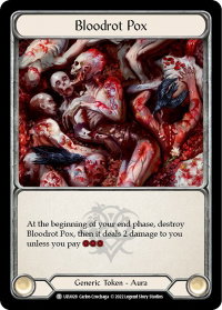 Bloodrot Pox - Blitz Deck: Outsiders - Uzuri  #UZU028 - Token Flesh and Blood Trading Card