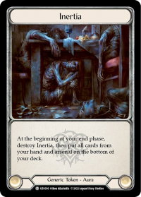 Inertia - Blitz Deck: Outsiders - Uzuri  #UZU030 - Token Flesh and Blood Trading Card
