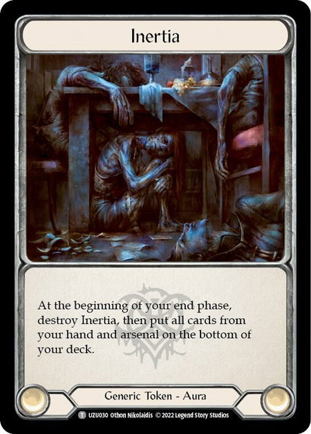 Inertia trading card from Blitz Deck: Outsiders - Uzuri Inertia - Blitz Deck: Outsiders - Uzuri Flesh and Blood trading card