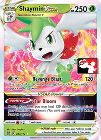 Shaymin VSTAR - Prize Pack Series Cards  #014/172 - Ultra Rare Pokémon Trading Card