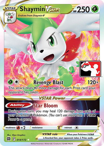 Shaymin VSTAR - Prize Pack Series Cards Pokémon trading card