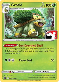 Grotle - Prize Pack Series Cards  #007/172 - Uncommon Pokémon Trading Card