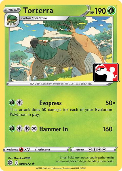 Torterra - Prize Pack Series Cards Pokémon trading card