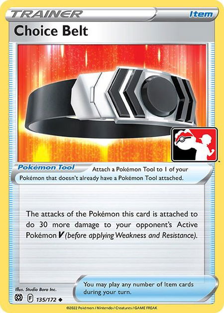 Choice Belt - Prize Pack Series Cards Pokémon trading card