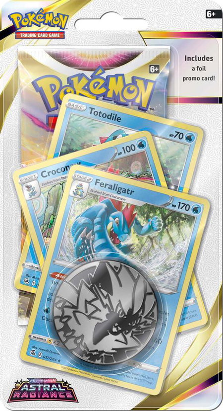 Astral Radiance Premium Checklane Blister [Feraligatr] - SWSH10: Astral Radiance Pokémon trading card