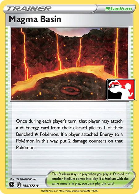 Magma Basin - Prize Pack Series Cards Pokémon trading card
