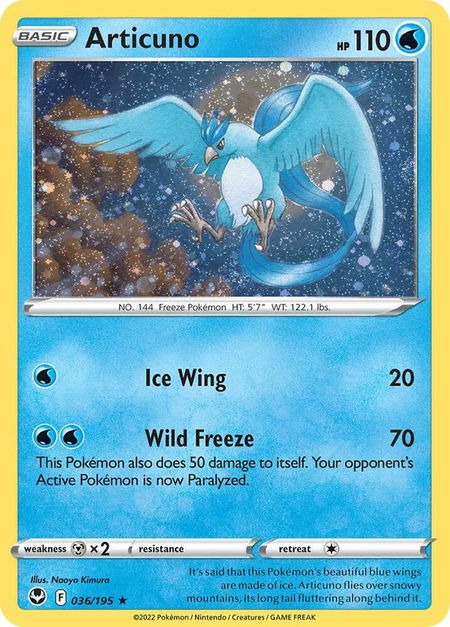 Articuno (Cosmos Holo) - Miscellaneous Cards & Products Pokémon trading card