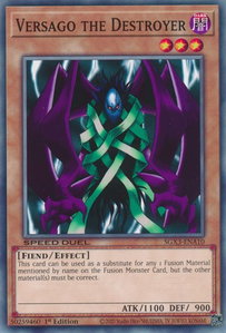 Versago the Destroyer - Speed Duel GX: Duelists of Shadows (SGX3) #SGX3-ENA10 - Common / Short Print YuGiOh Trading Card