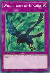 Windstorm of Etaqua - Speed Duel GX: Duelists of Shadows (SGX3) #SGX3-ENA20 - Common / Short Print YuGiOh Trading Card