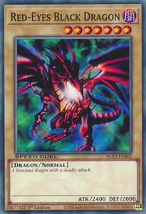 Red-Eyes Black Dragon - Speed Duel GX: Duelists of Shadows (SGX3) #SGX3-ENB02 - Common / Short Print YuGiOh Trading Card