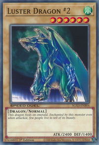 Luster Dragon #2 - Speed Duel GX: Duelists of Shadows (SGX3) #SGX3-ENB04 - Common / Short Print YuGiOh Trading Card