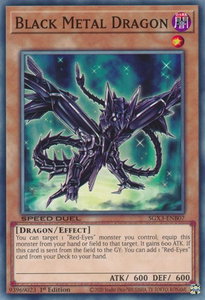 Black Metal Dragon - Speed Duel GX: Duelists of Shadows (SGX3) #SGX3-ENB07 - Common / Short Print YuGiOh Trading Card