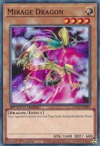 Mirage Dragon - Speed Duel GX: Duelists of Shadows (SGX3) #SGX3-ENB09 - Common / Short Print YuGiOh Trading Card