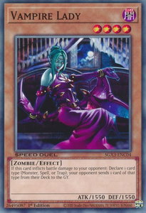 Vampire Lady - Speed Duel GX: Duelists of Shadows (SGX3) #SGX3-ENC04 - Common / Short Print YuGiOh Trading Card