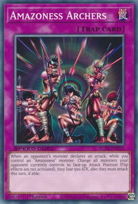 Amazoness Archers - Speed Duel GX: Duelists of Shadows (SGX3) #SGX3-END16 - Common / Short Print YuGiOh Trading Card