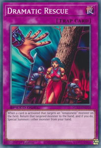 Dramatic Rescue - Speed Duel GX: Duelists of Shadows (SGX3) #SGX3-END18 - Common / Short Print YuGiOh Trading Card