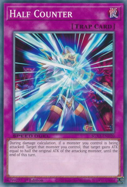 Half Counter trading card from Speed Duel GX: Duelists of Shadows Half Counter - Speed Duel GX: Duelists of Shadows YuGiOh trading card