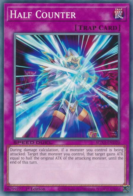Half Counter - Speed Duel GX: Duelists of Shadows YuGiOh trading card