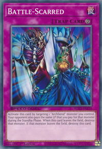 Battle-Scarred - Speed Duel GX: Duelists of Shadows (SGX3) #SGX3-ENE19 - Common / Short Print YuGiOh Trading Card