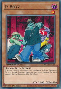 D-Boyz - Speed Duel GX: Duelists of Shadows (SGX3) #SGX3-ENG06 - Common / Short Print YuGiOh Trading Card