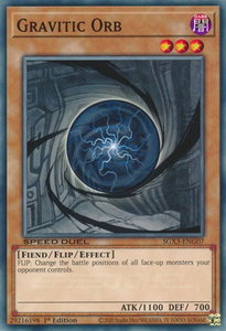 Gravitic Orb - Speed Duel GX: Duelists of Shadows (SGX3) #SGX3-ENG07 - Common / Short Print YuGiOh Trading Card