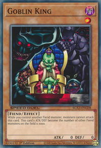 Goblin King - Speed Duel GX: Duelists of Shadows (SGX3) #SGX3-ENG08 - Common / Short Print YuGiOh Trading Card