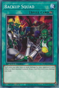 Backup Squad - Speed Duel GX: Duelists of Shadows (SGX3) #SGX3-ENG13 - Common / Short Print YuGiOh Trading Card