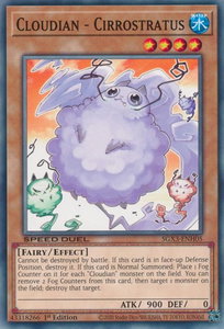 Cloudian - Cirrostratus - Speed Duel GX: Duelists of Shadows (SGX3) #SGX3-ENH05 - Common / Short Print YuGiOh Trading Card