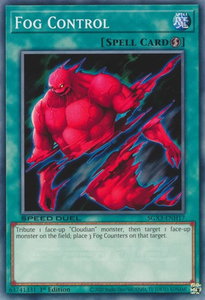 Fog Control - Speed Duel GX: Duelists of Shadows (SGX3) #SGX3-ENH17 - Common / Short Print YuGiOh Trading Card