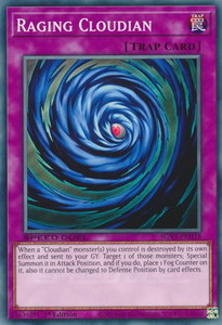 Raging Cloudian - Speed Duel GX: Duelists of Shadows (SGX3) #SGX3-ENH18 - Common / Short Print YuGiOh Trading Card