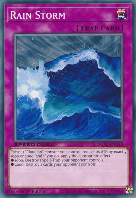 Rain Storm - Speed Duel GX: Duelists of Shadows YuGiOh trading card