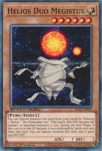 Helios Duo Megistus - Speed Duel GX: Duelists of Shadows (SGX3) #SGX3-ENI22 - Common / Short Print YuGiOh Trading Card
