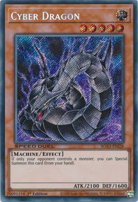 Cyber Dragon (Secret Rare) - Speed Duel GX: Duelists of Shadows (SGX3) #SGX3-ENI28 - Secret Rare YuGiOh Trading Card