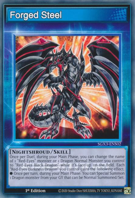 Forged Steel - Speed Duel GX: Duelists of Shadows YuGiOh trading card