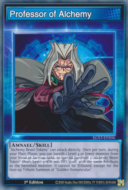 Professor of Alchemy - Speed Duel GX: Duelists of Shadows YuGiOh trading card
