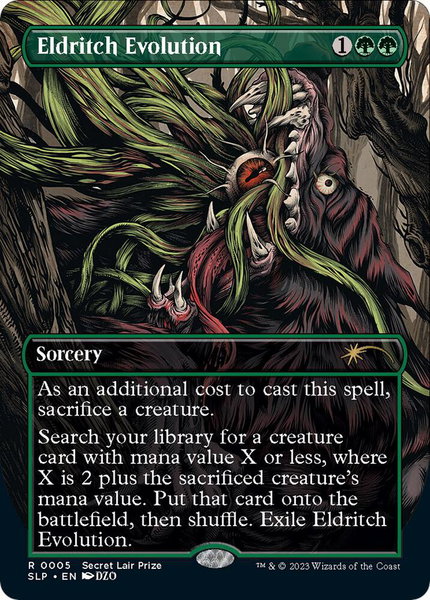Eldritch Evolution - Secret Lair Showdown Magic: The Gathering trading card