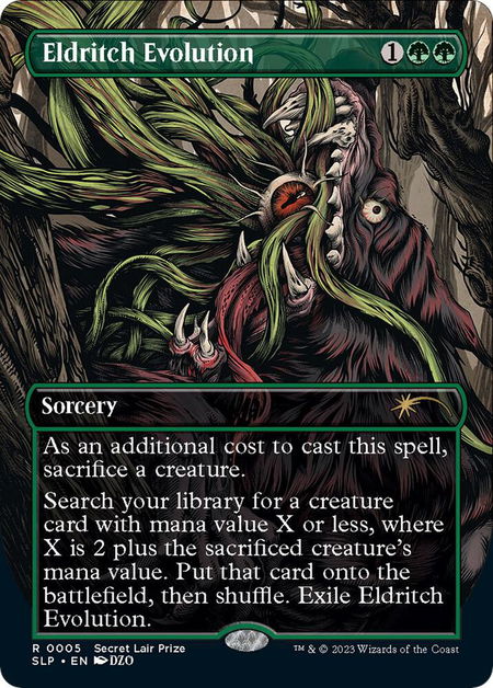 Eldritch Evolution - Secret Lair Showdown Magic: The Gathering trading card