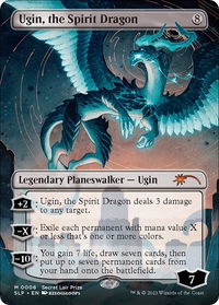Ugin, the Spirit Dragon - Secret Lair Showdown (SLP) #6 - Mythic Magic: The Gathering Trading Card