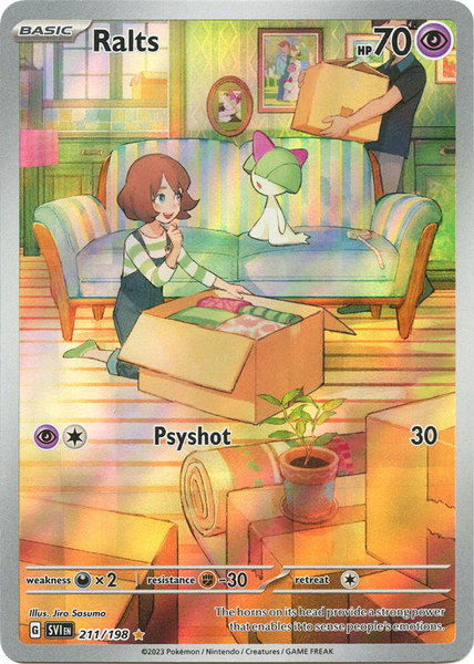 Ralts - 211/198 - SV01: Scarlet & Violet Base Set Pokémon trading card