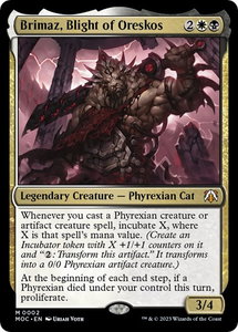 Brimaz, Blight of Oreskos - Commander: March of the Machine (MOC) #2 - Mythic Rare Magic: The Gathering Trading Card