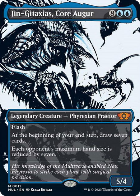 Jin-Gitaxias, Core Augur - March of the Machine: Multiverse Legends Magic: The Gathering trading card