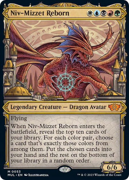 Niv-Mizzet Reborn - March of the Machine: Multiverse Legends Magic: The Gathering trading card