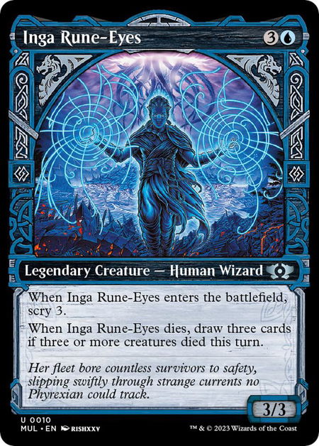 Inga Rune-Eyes - March of the Machine: Multiverse Legends Magic: The Gathering trading card