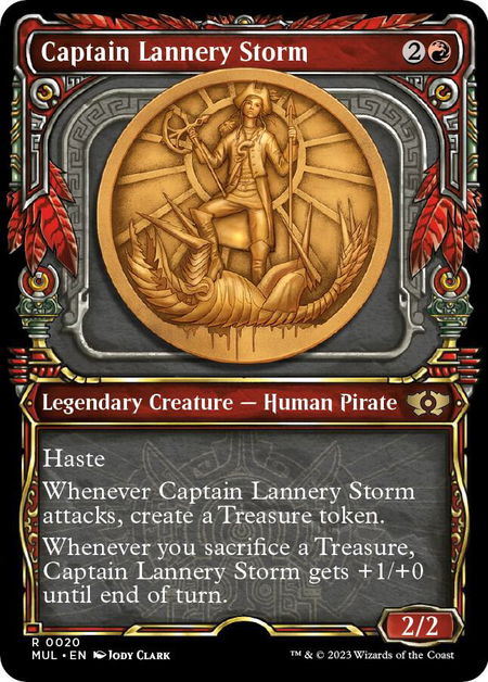 Captain Lannery Storm - March of the Machine: Multiverse Legends Magic: The Gathering trading card