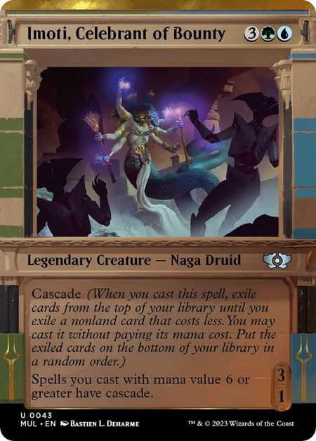 Imoti, Celebrant of Bounty - March of the Machine: Multiverse Legends Magic: The Gathering trading card