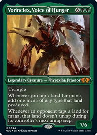 Vorinclex, Voice of Hunger (Foil Etched) - March of the Machine: Multiverse Legends (MUL) #94 - Mythic Magic: The Gathering Trading Card