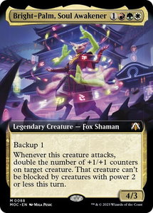 Bright-Palm, Soul Awakener (Extended Art) - Commander: March of the Machine (MOC) #88 - Mythic Rare Magic: The Gathering Trading Card