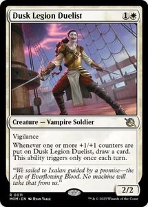 Dusk Legion Duelist - March of the Machine (MOM) #11 - Rare Magic: The Gathering Trading Card
